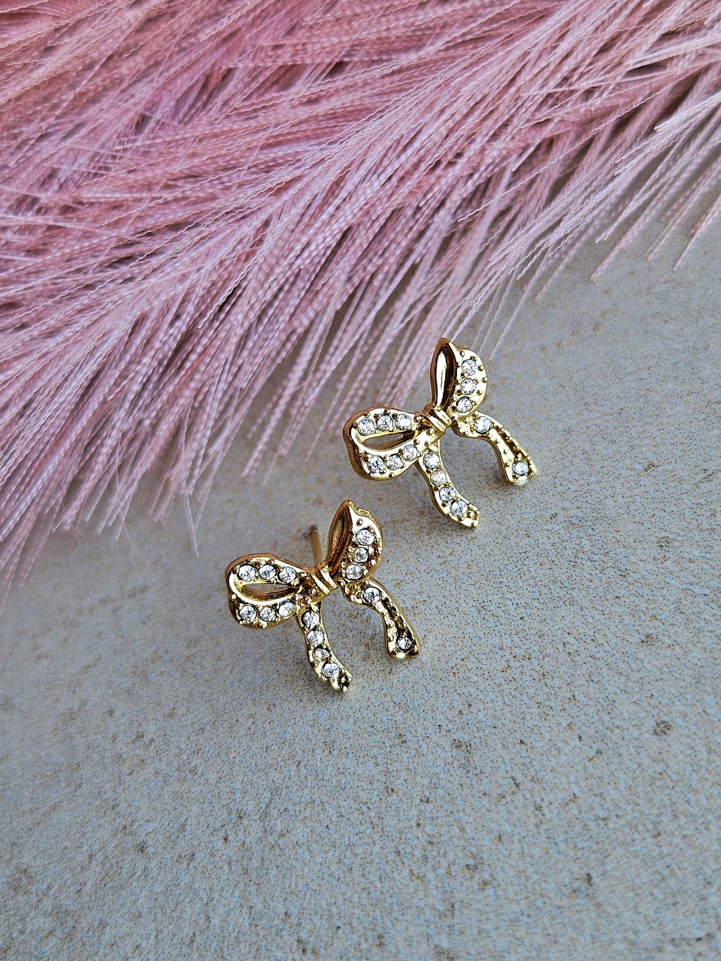 Orecchini Lobetto Fiocco Sparkling