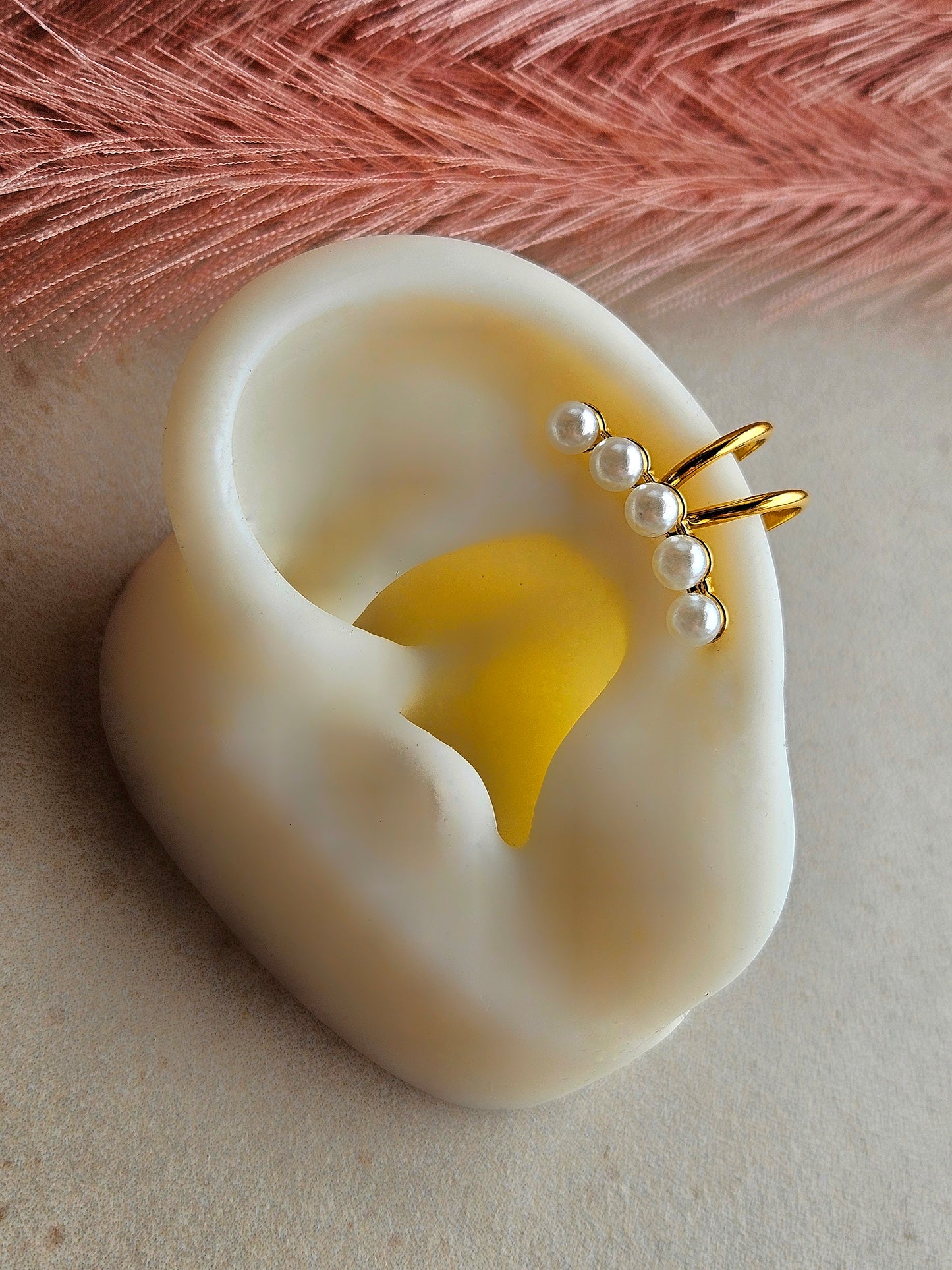 Ear cuff Multi Perle