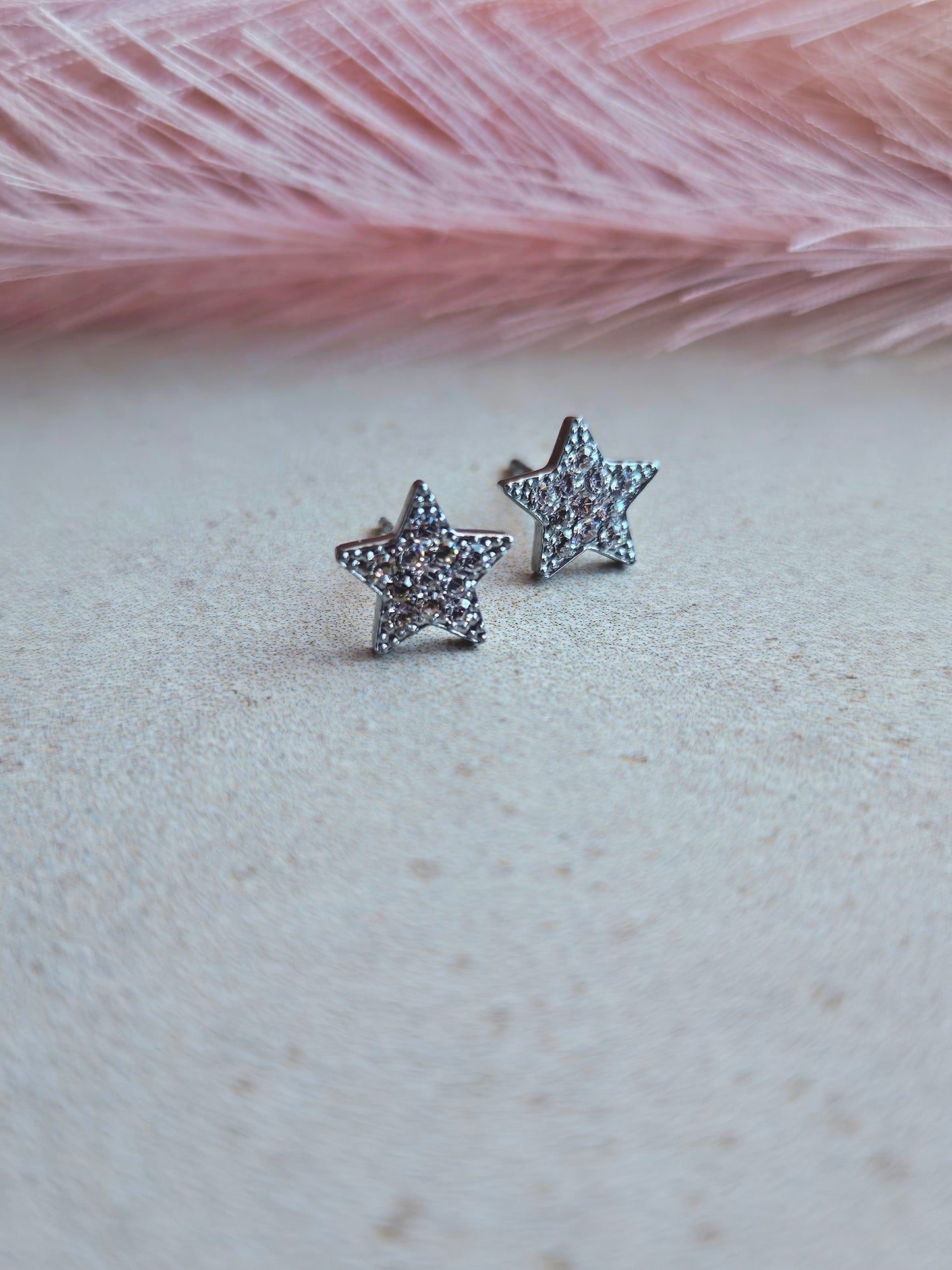 Orecchini Lobetto Stella Strass