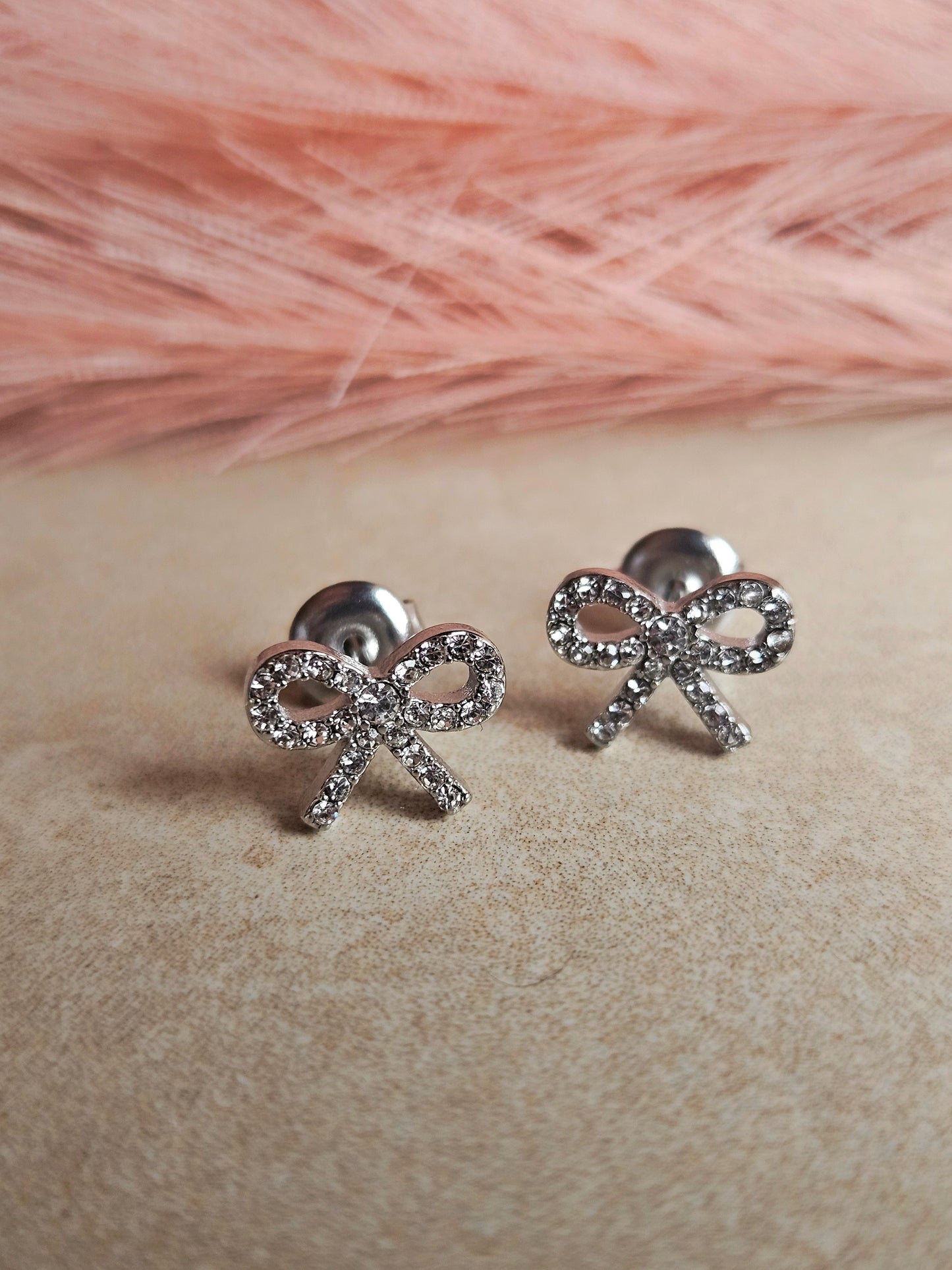 Orecchini Lobetto Fiocco Sparkling Baby