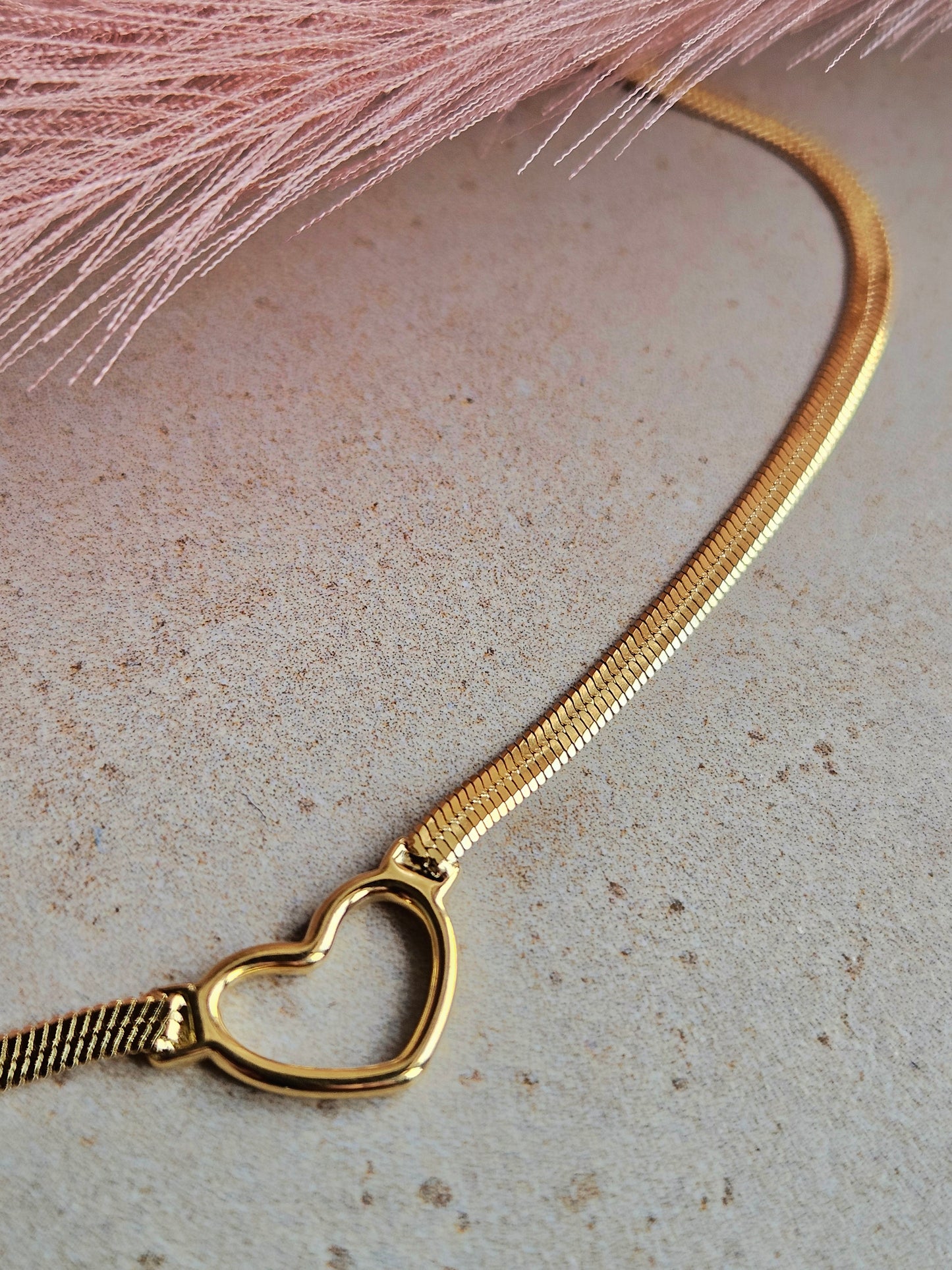 Collana Snake con Cuore
