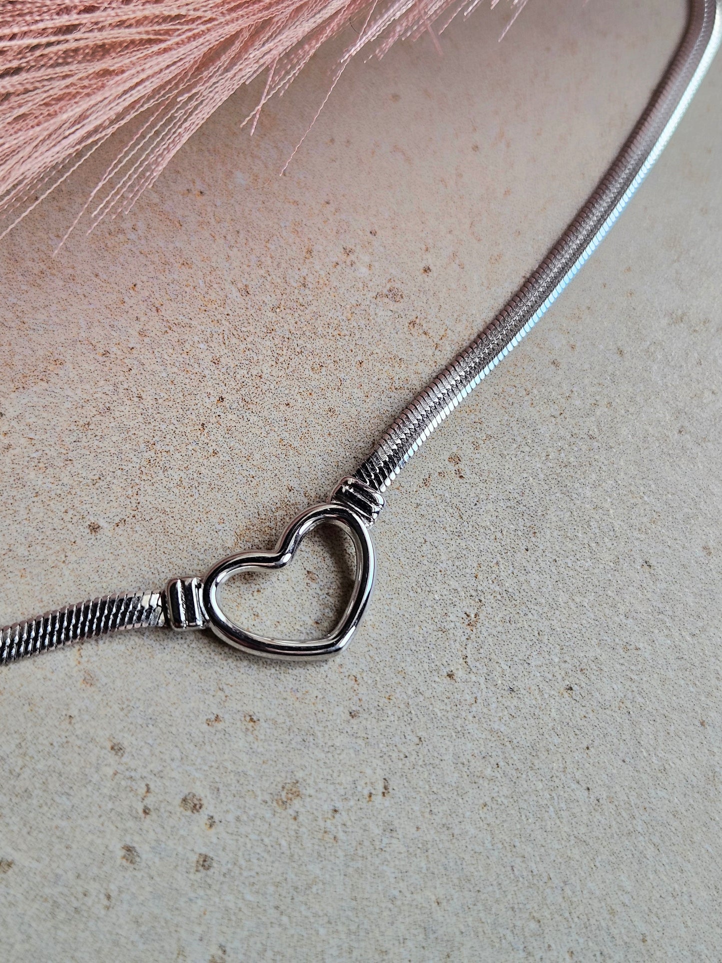 Collana Snake con Cuore