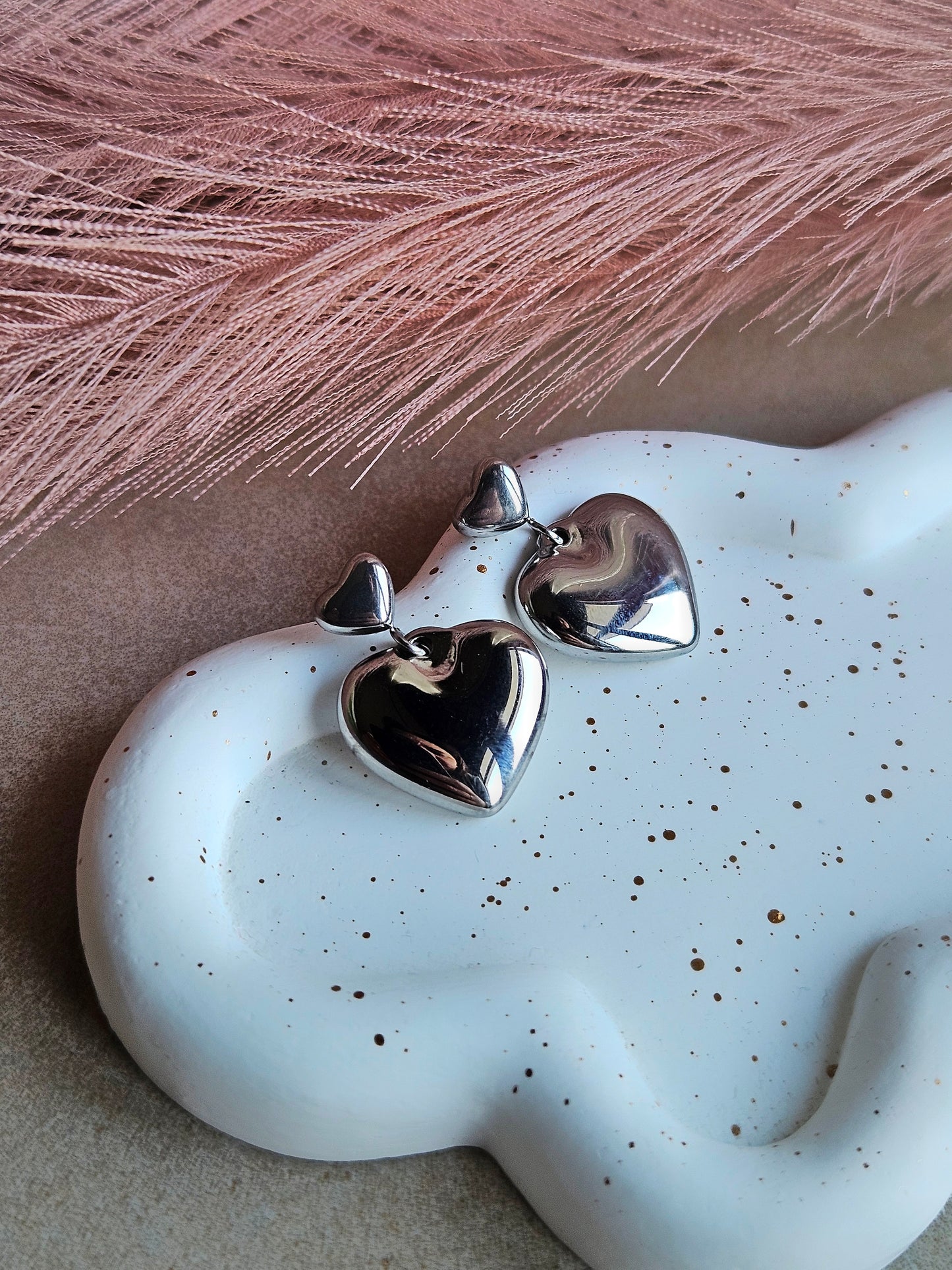Orecchini Cuore Pendente