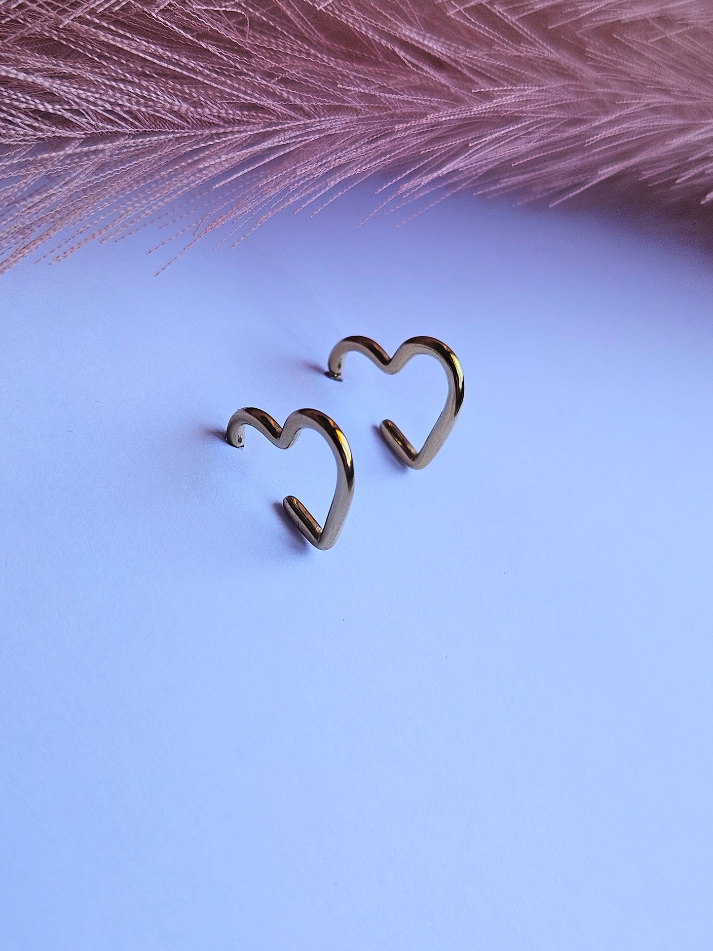 Orecchini Cuore Hoop Lobo