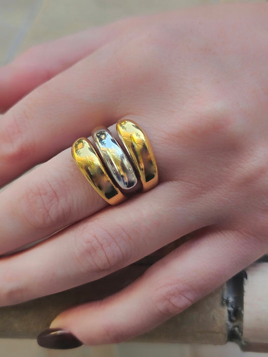 Anello Tria Bicolor