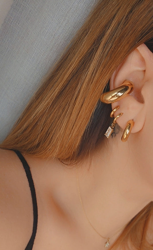 Ear Cuff Chubby Big Liscio