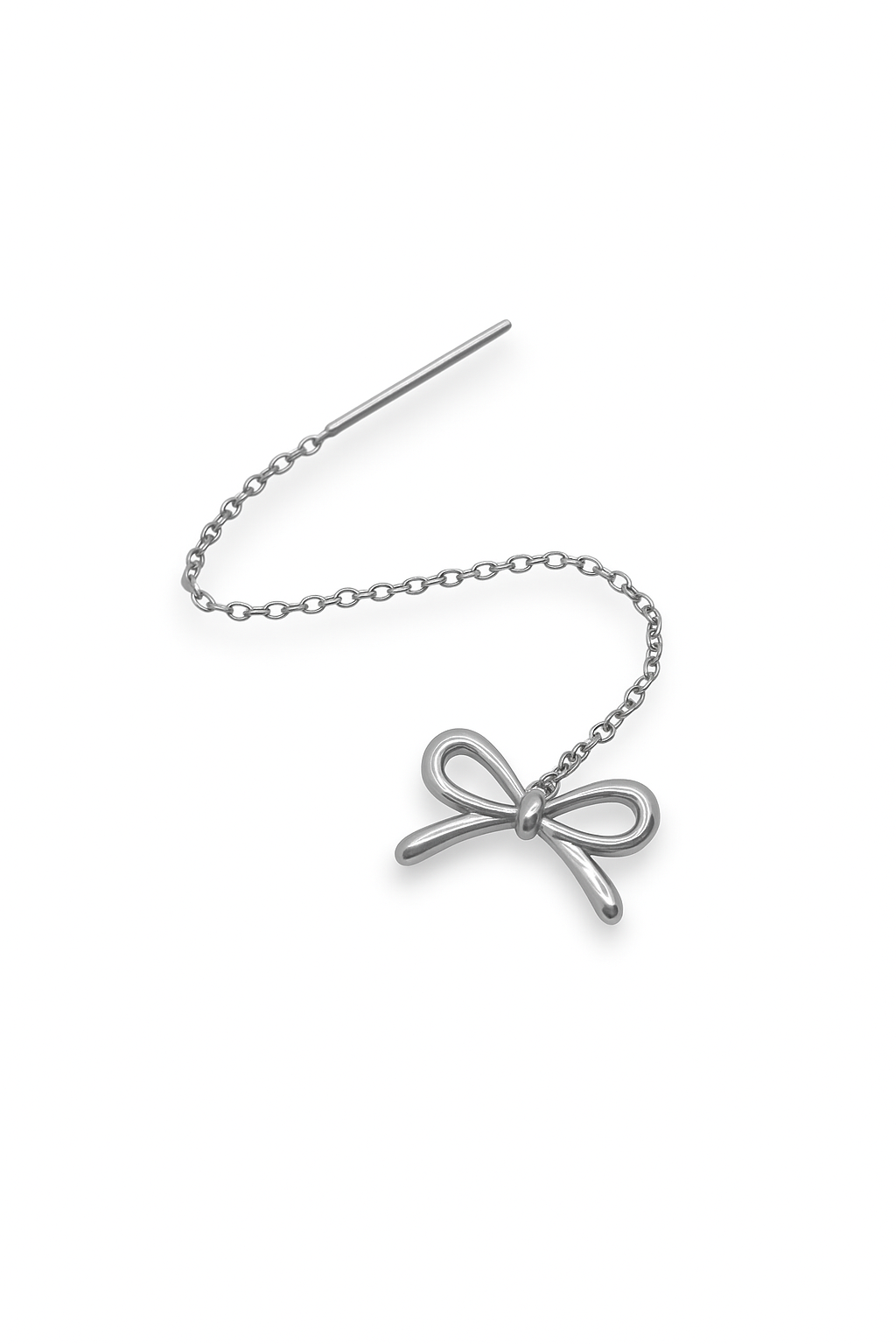 Orecchino Saliscendi Fiocchetto