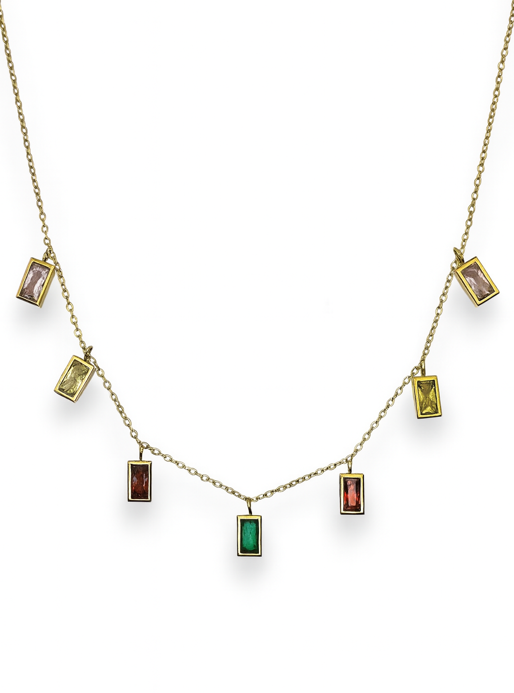 Collana Baguette Pastel