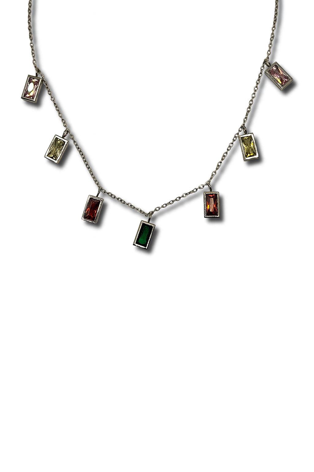 Collana Baguette Pastel