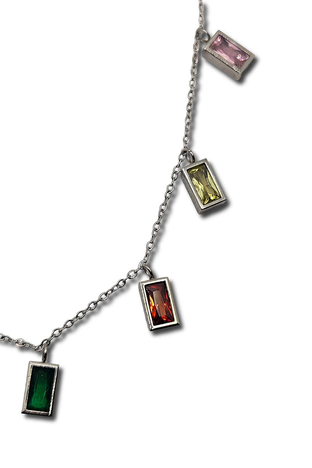 Collana Baguette Pastel