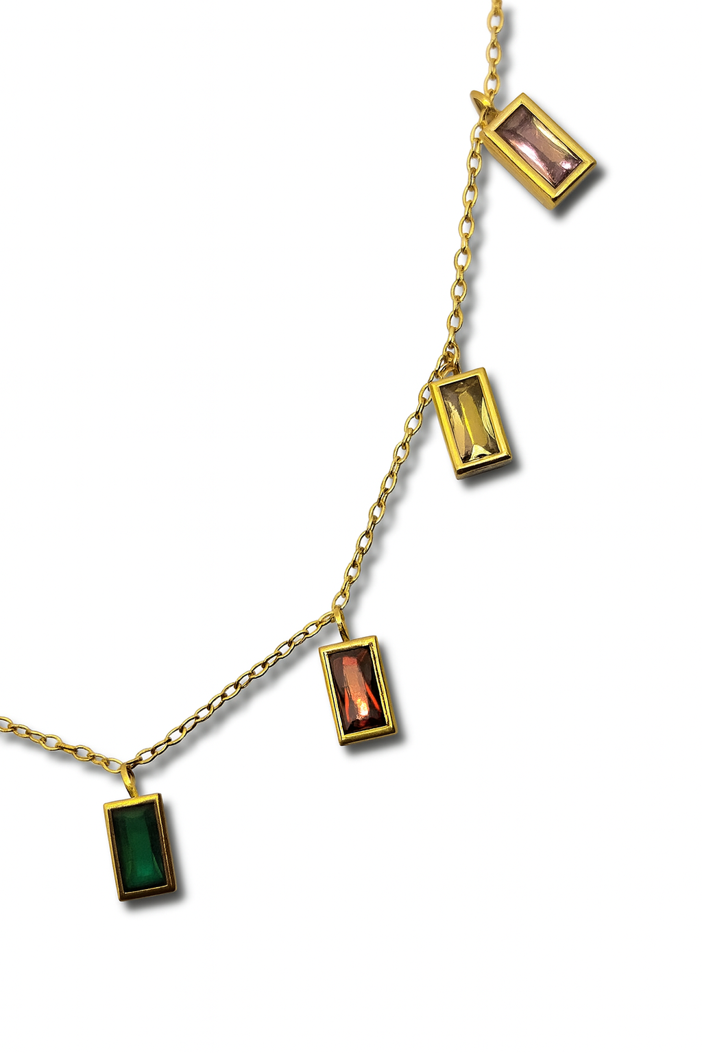 Collana Baguette Pastel