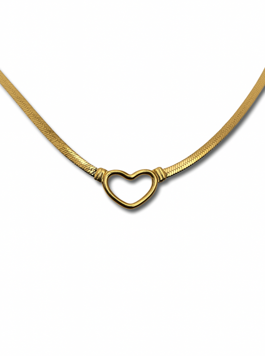 Collana Snake con Cuore