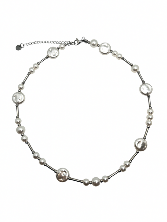Collana Multi Perle Girocollo
