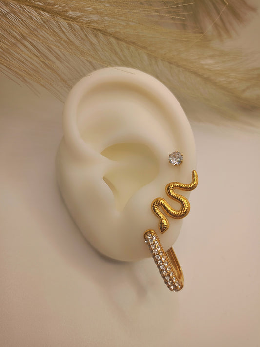 Orecchini Grace Rettangolari Pavè