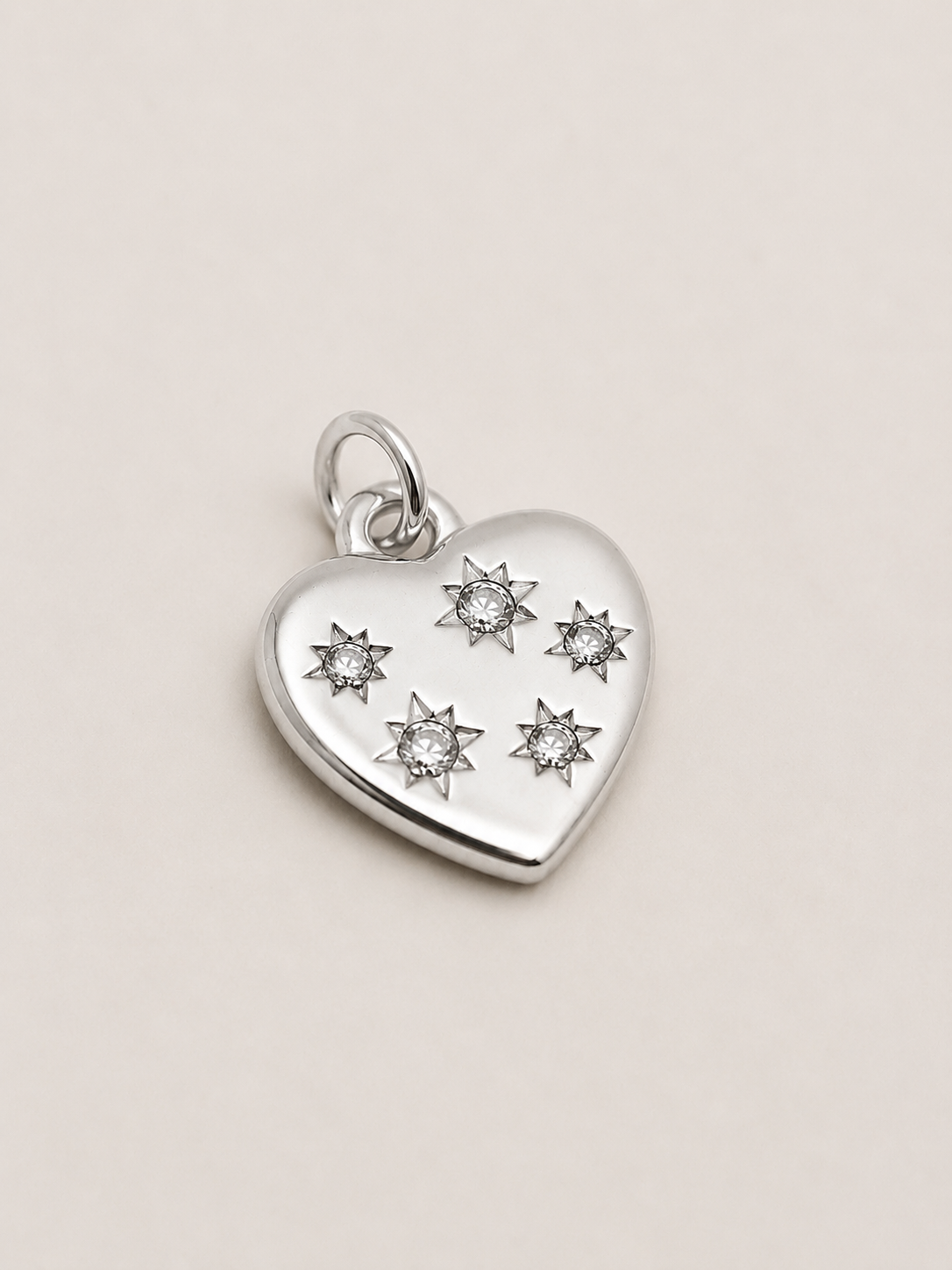 Ciondolo Cuore Stellato
