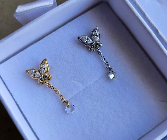 Piercing Farfalla Pendente