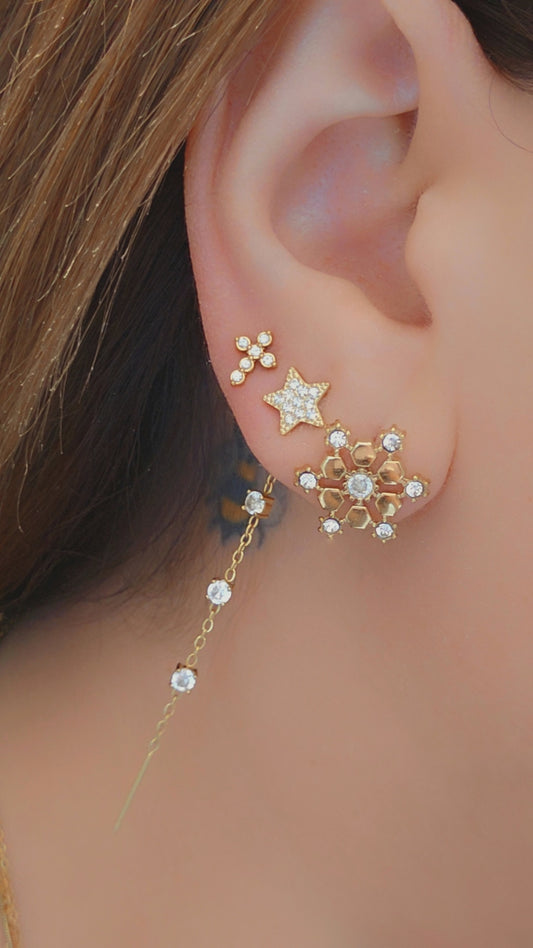 Orecchini Fiocco di neve