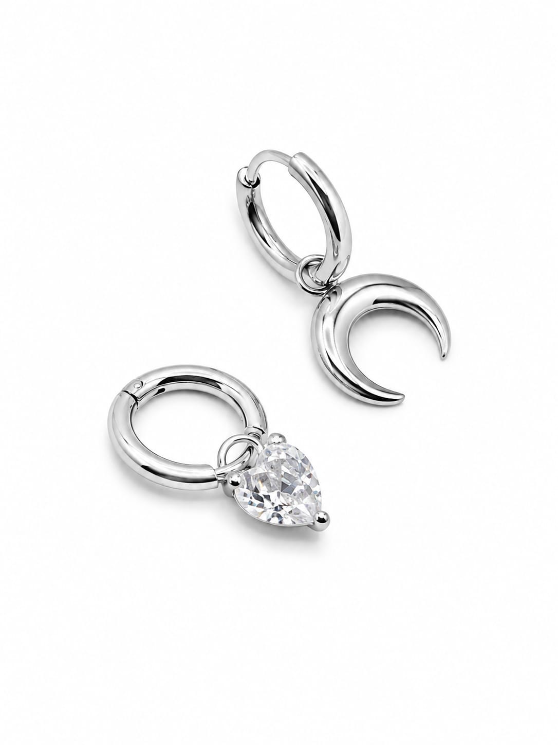 Set Hoop Cuore e Luna