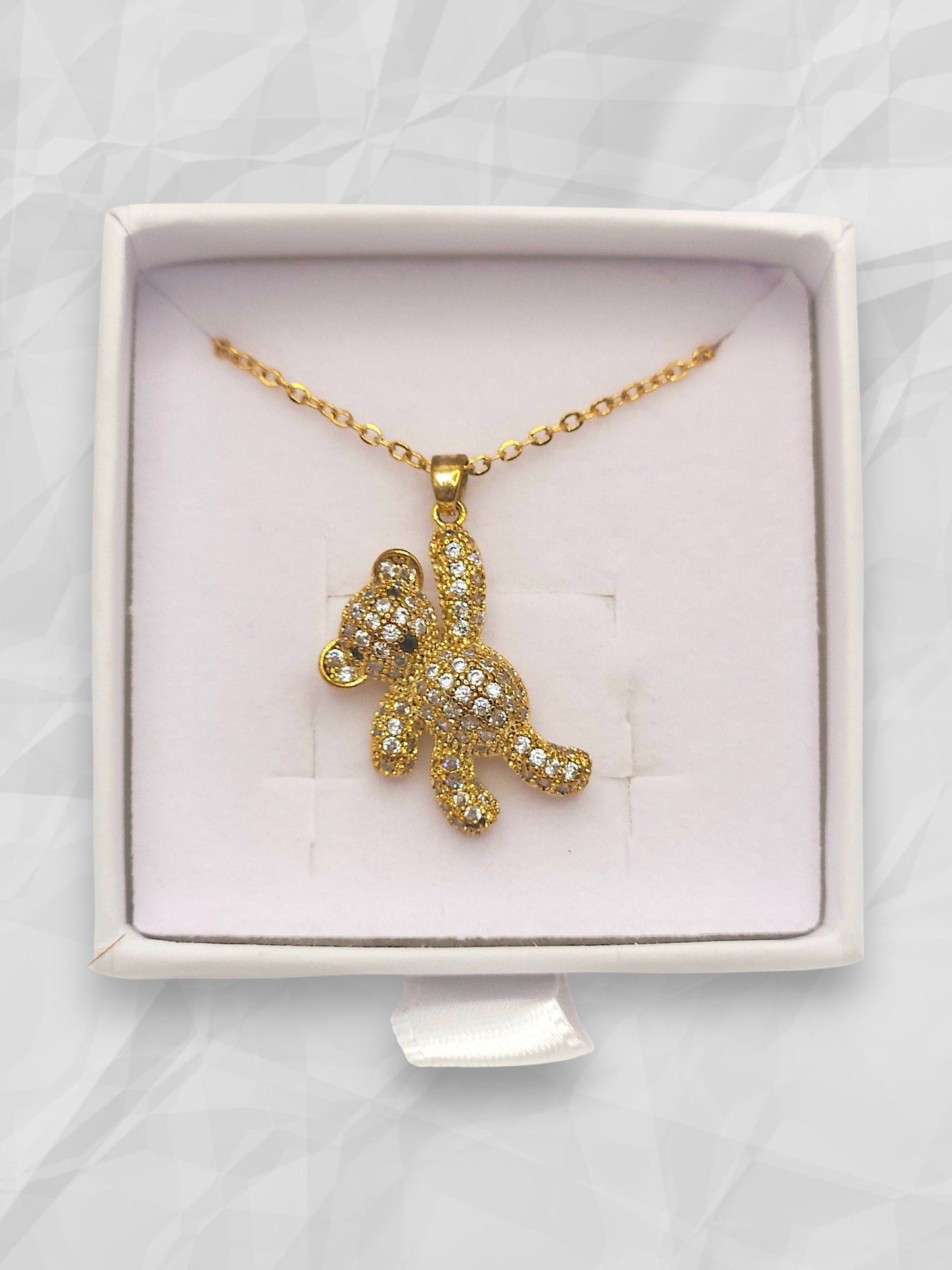 Collana Orsetto Pavè