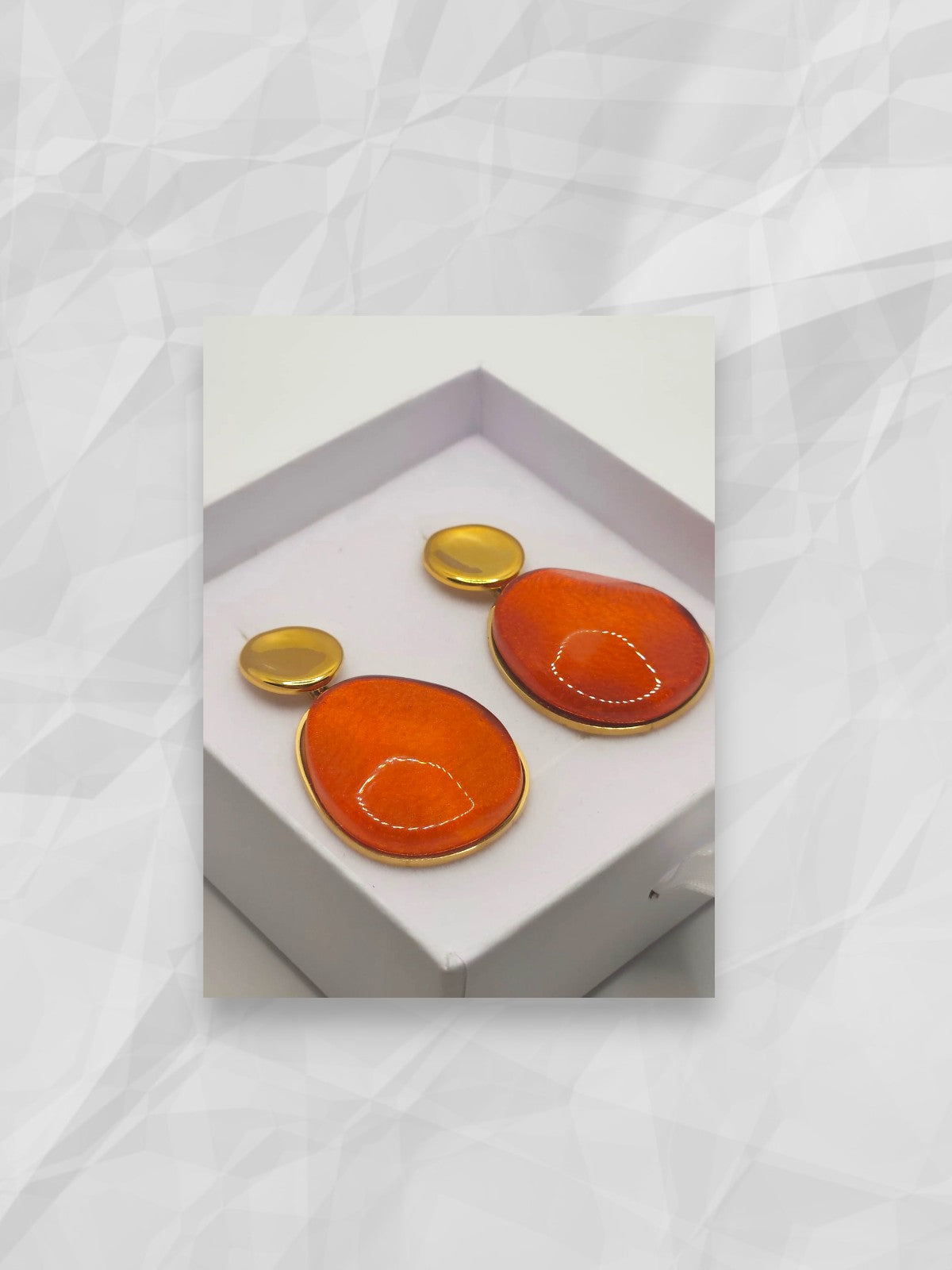 Orecchini Gemma Ruggine