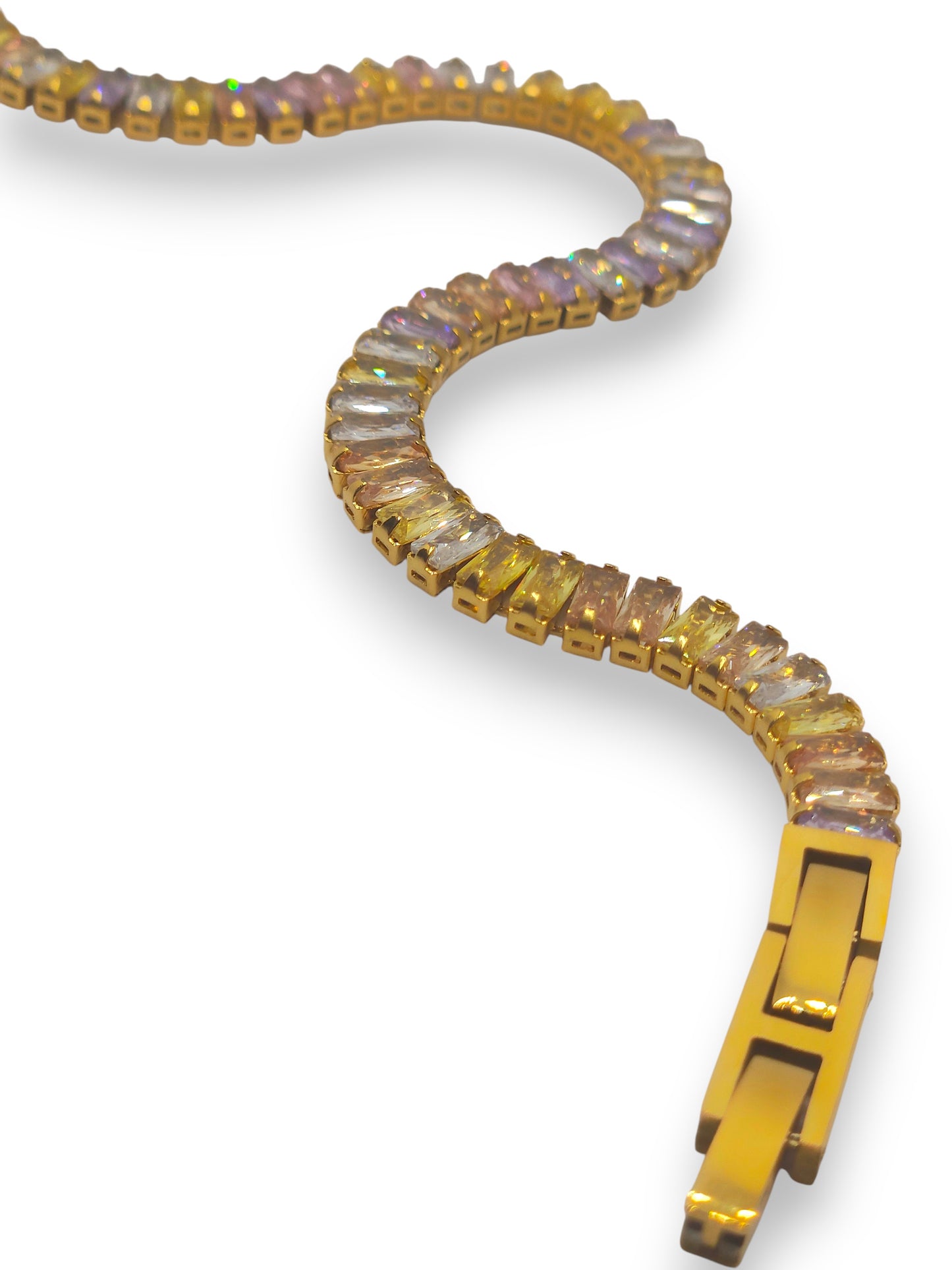 Bracciale Tennis Baguette Pastel