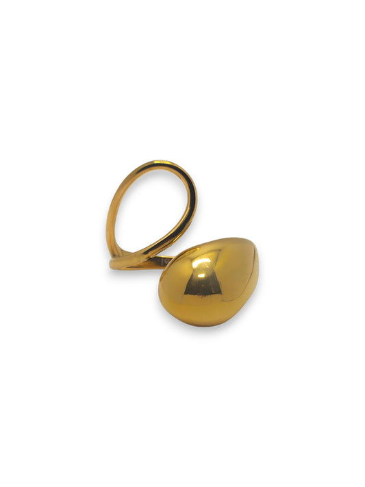 Anello Doppia Goccia Chunky