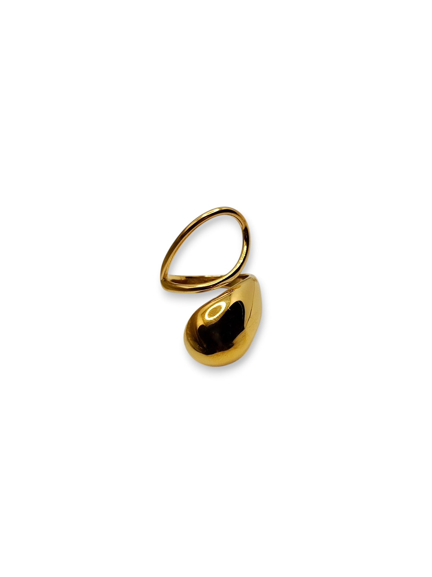 Anello Doppia Goccia Chunky