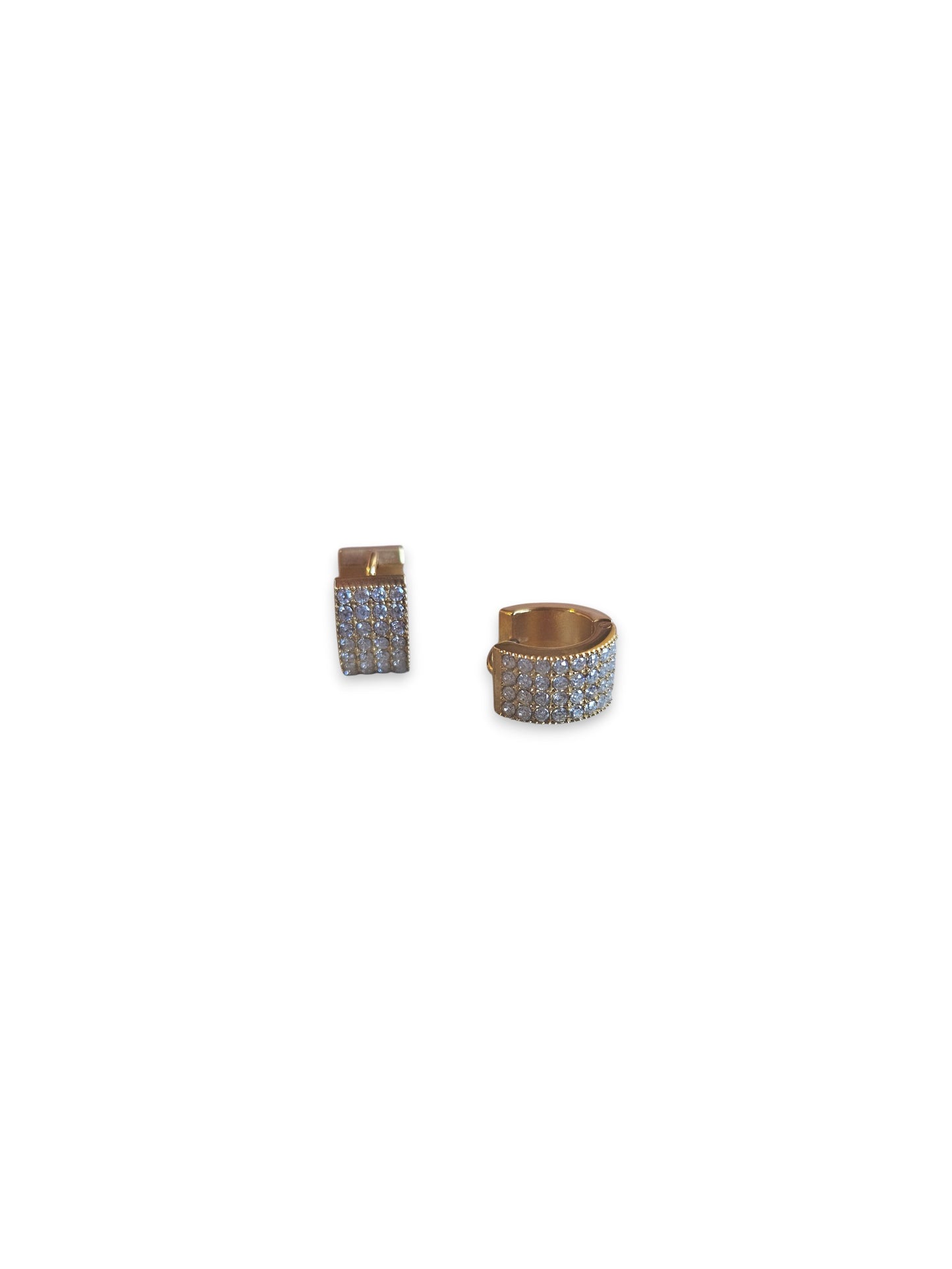 Orecchini Hoop Fascia Sparkling