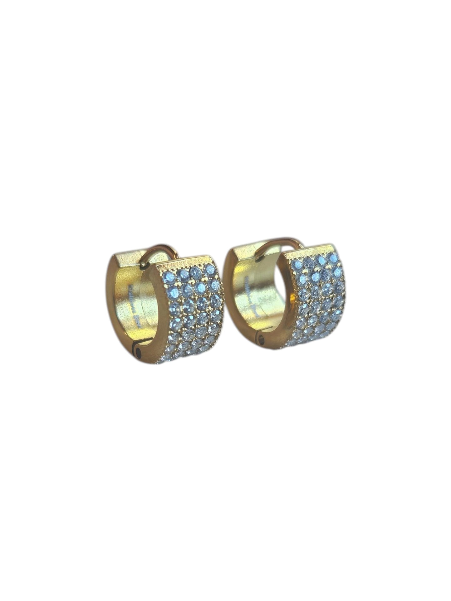 Orecchini Hoop Fascia Sparkling