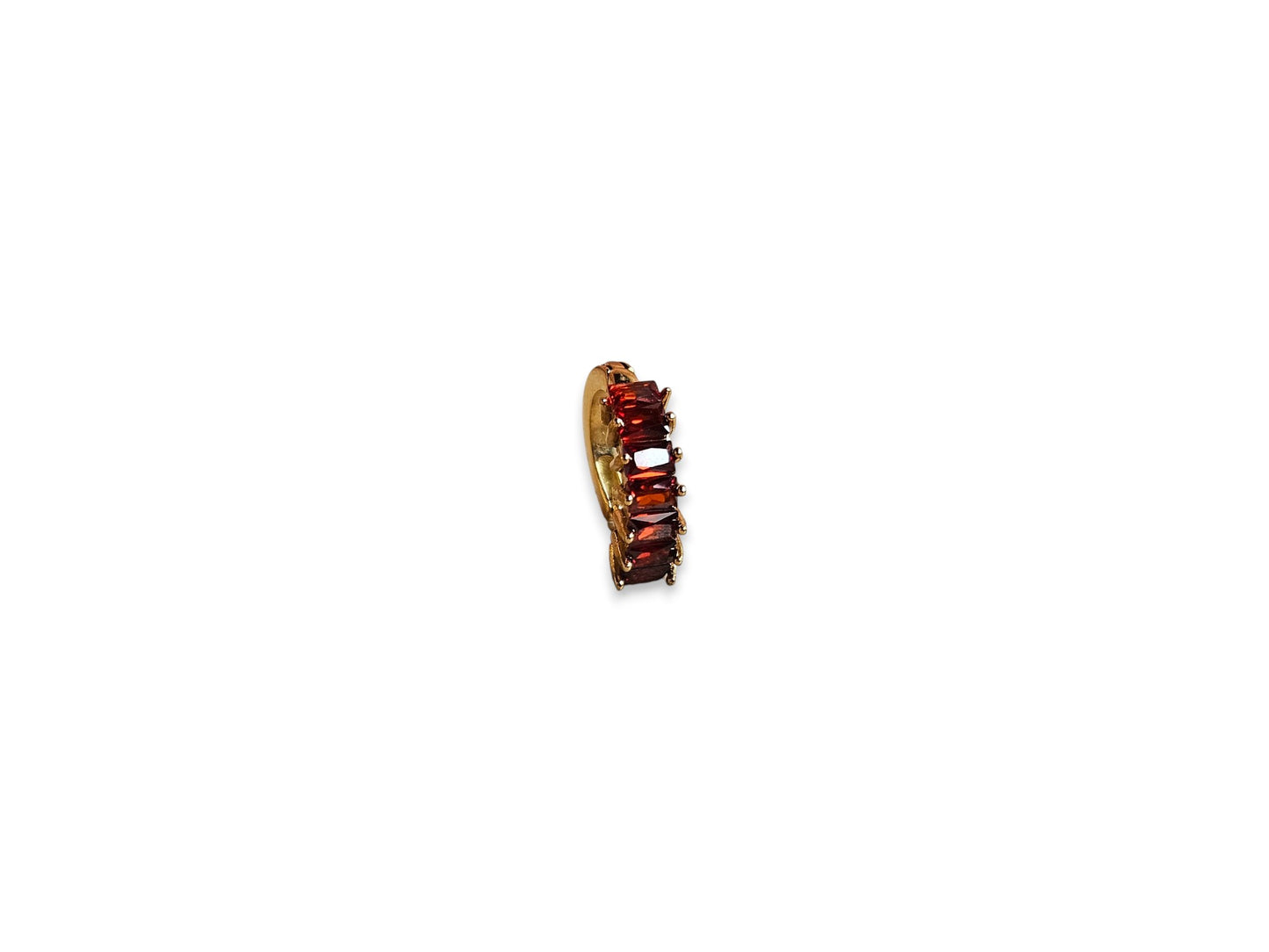 Orecchino Hoop Baguette 2.0