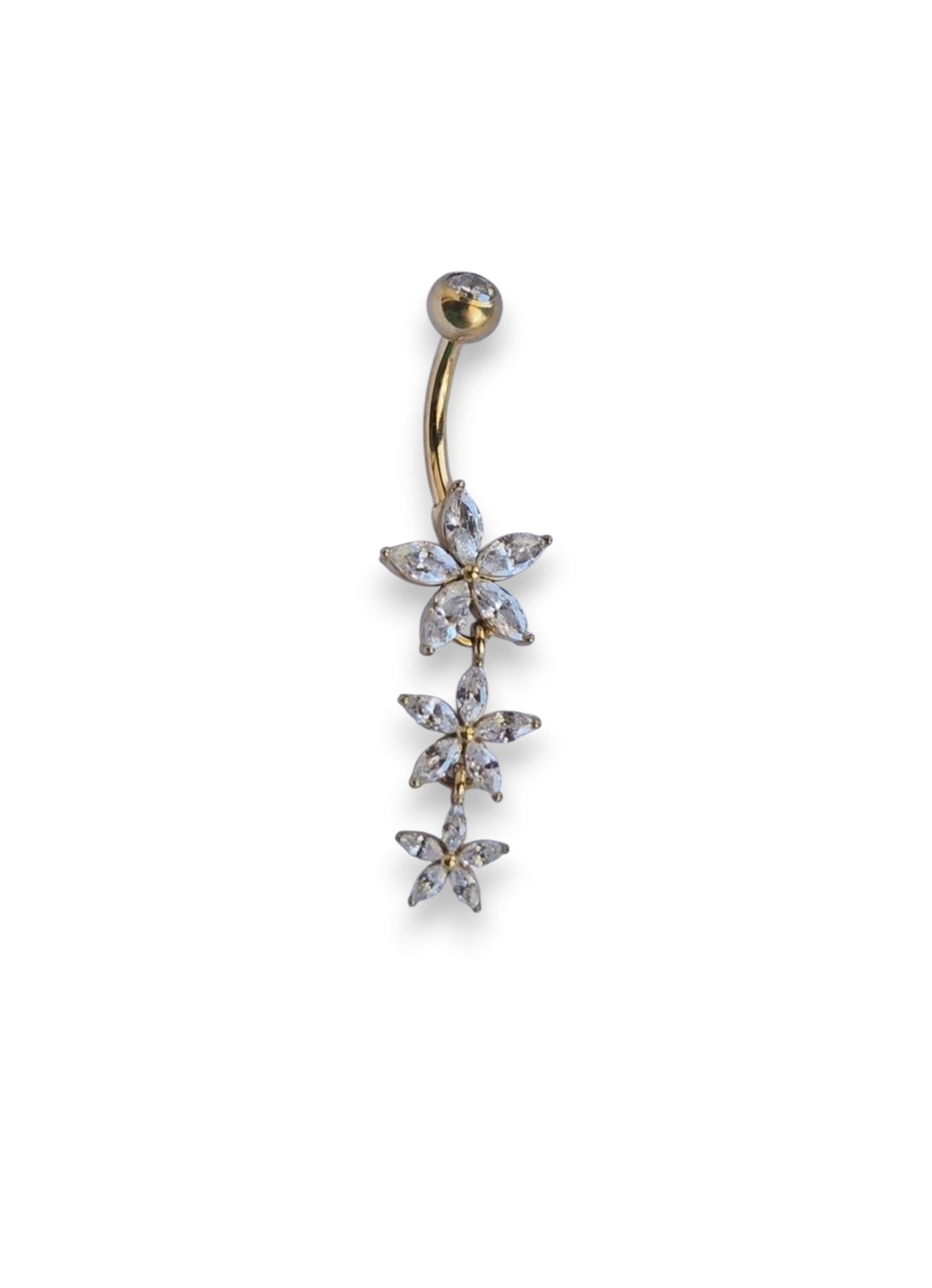 Piercing Ombelico Cascata Floreale