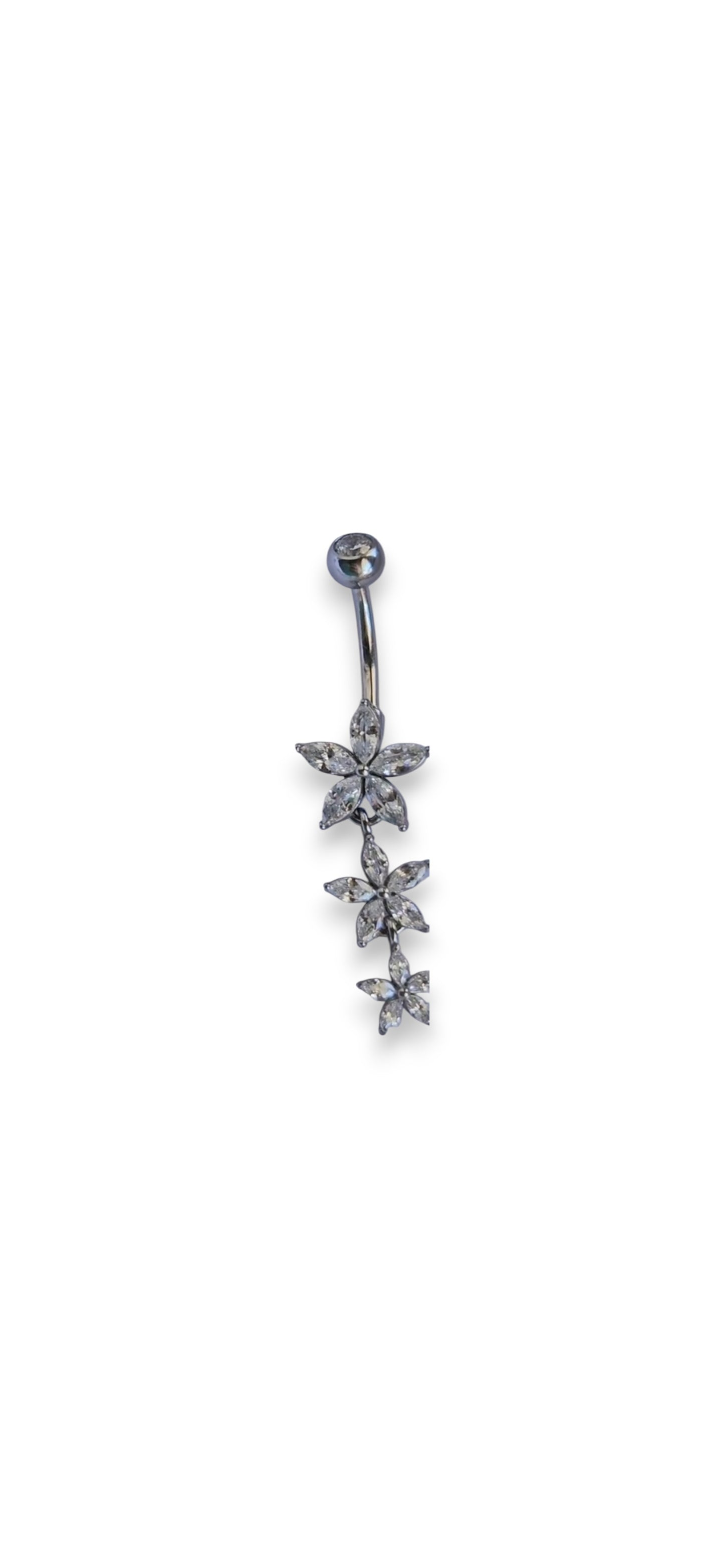 Piercing Ombelico Cascata Floreale