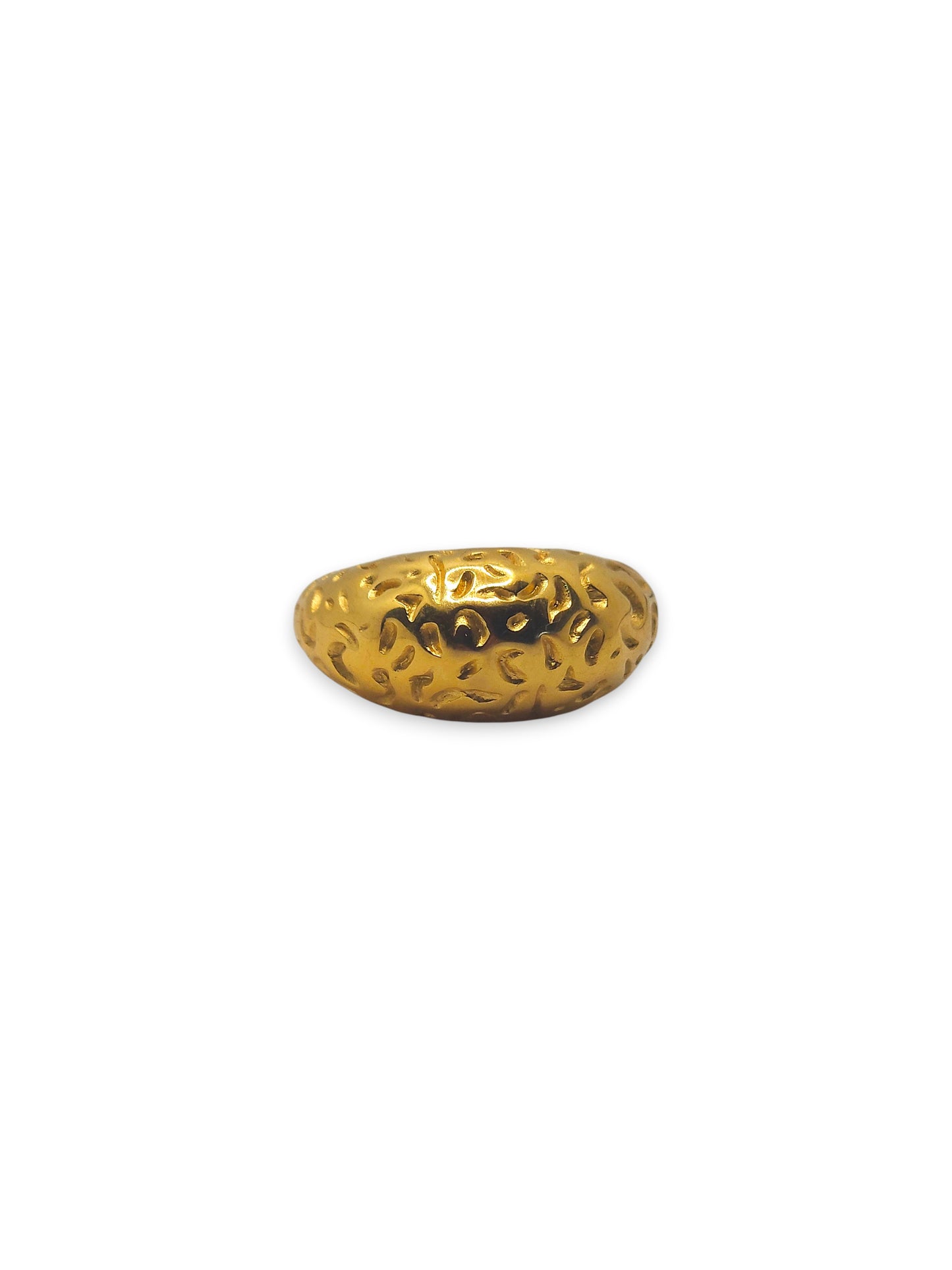 Anello Bold Martellato