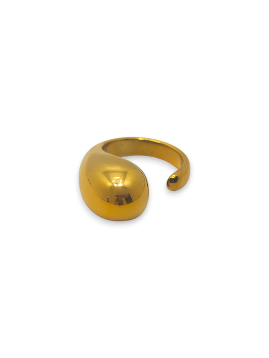 Anello Goccia Aperto Bold