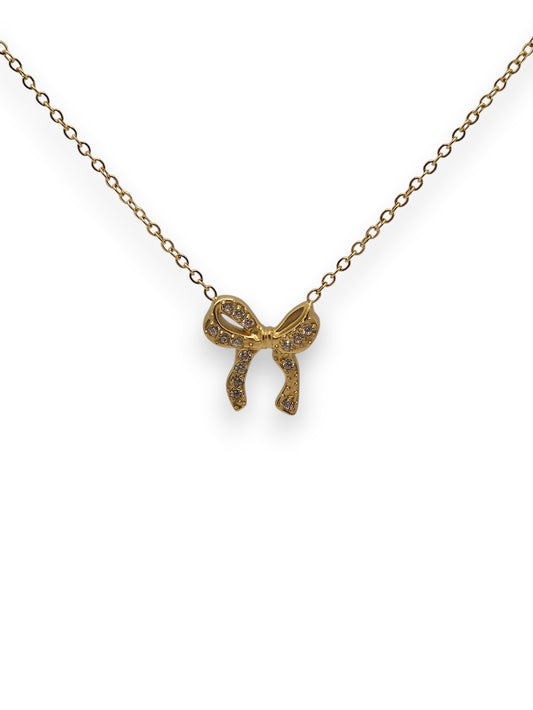 Collana Fiocchetto Zirconia