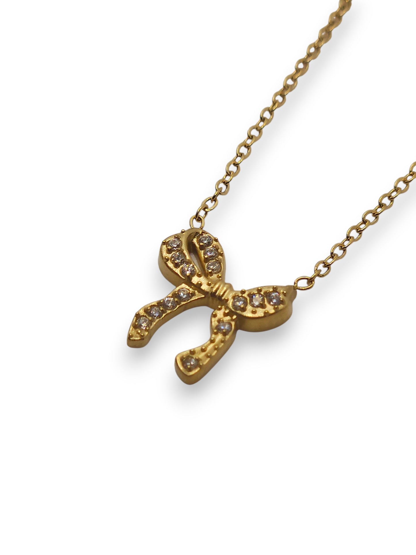Collana Fiocchetto Zirconia