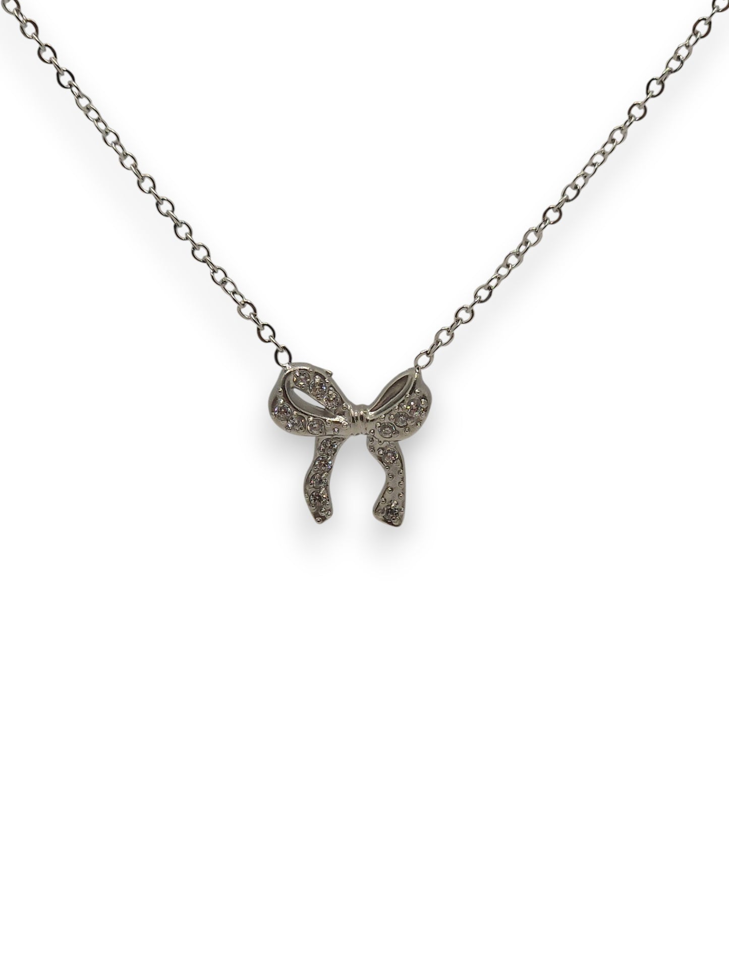 Collana Fiocchetto Zirconia