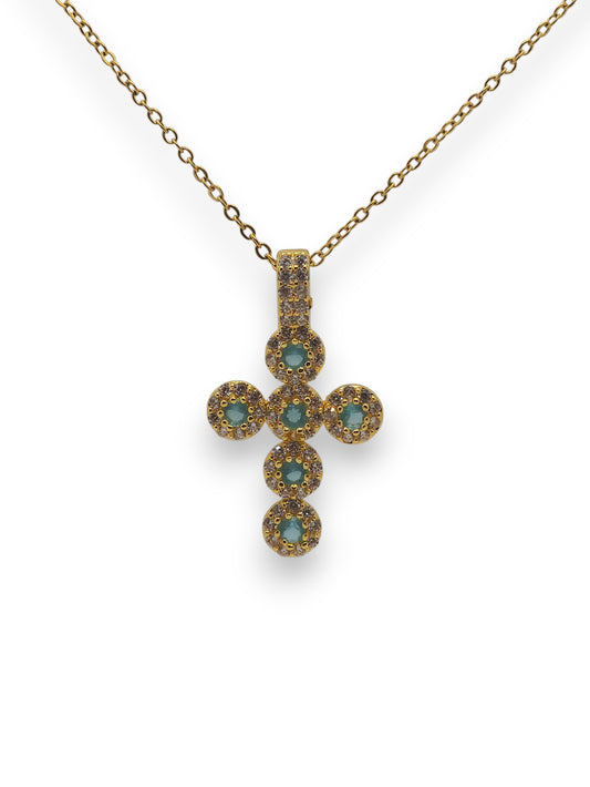 Collana Croce Zirconia