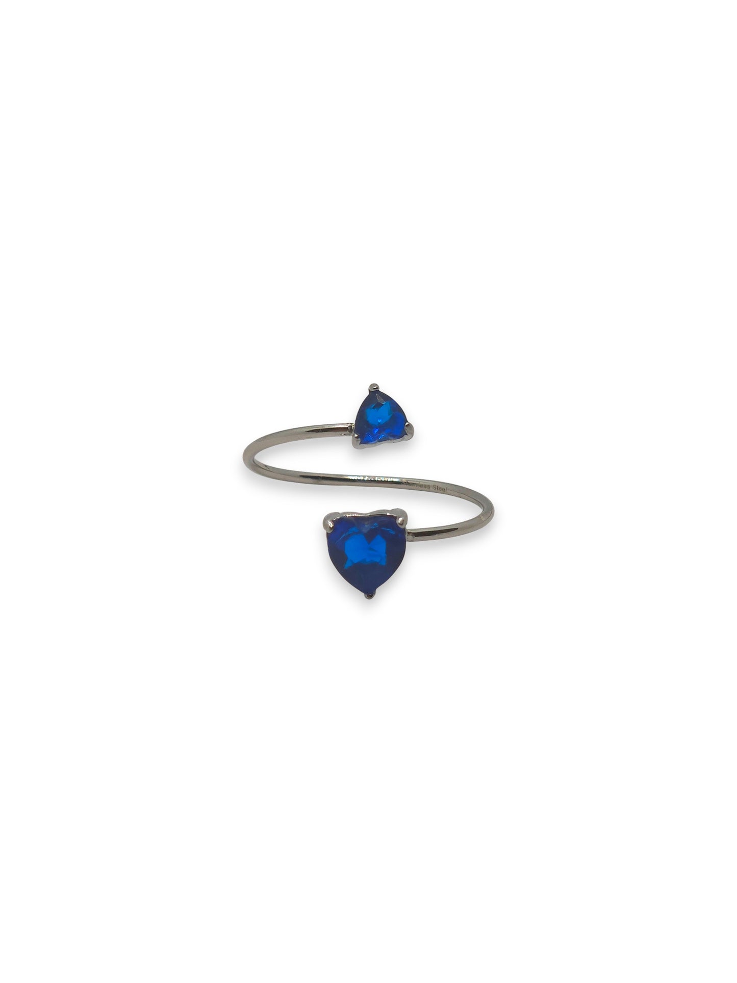 Anello Fedina Doppio Cuore
