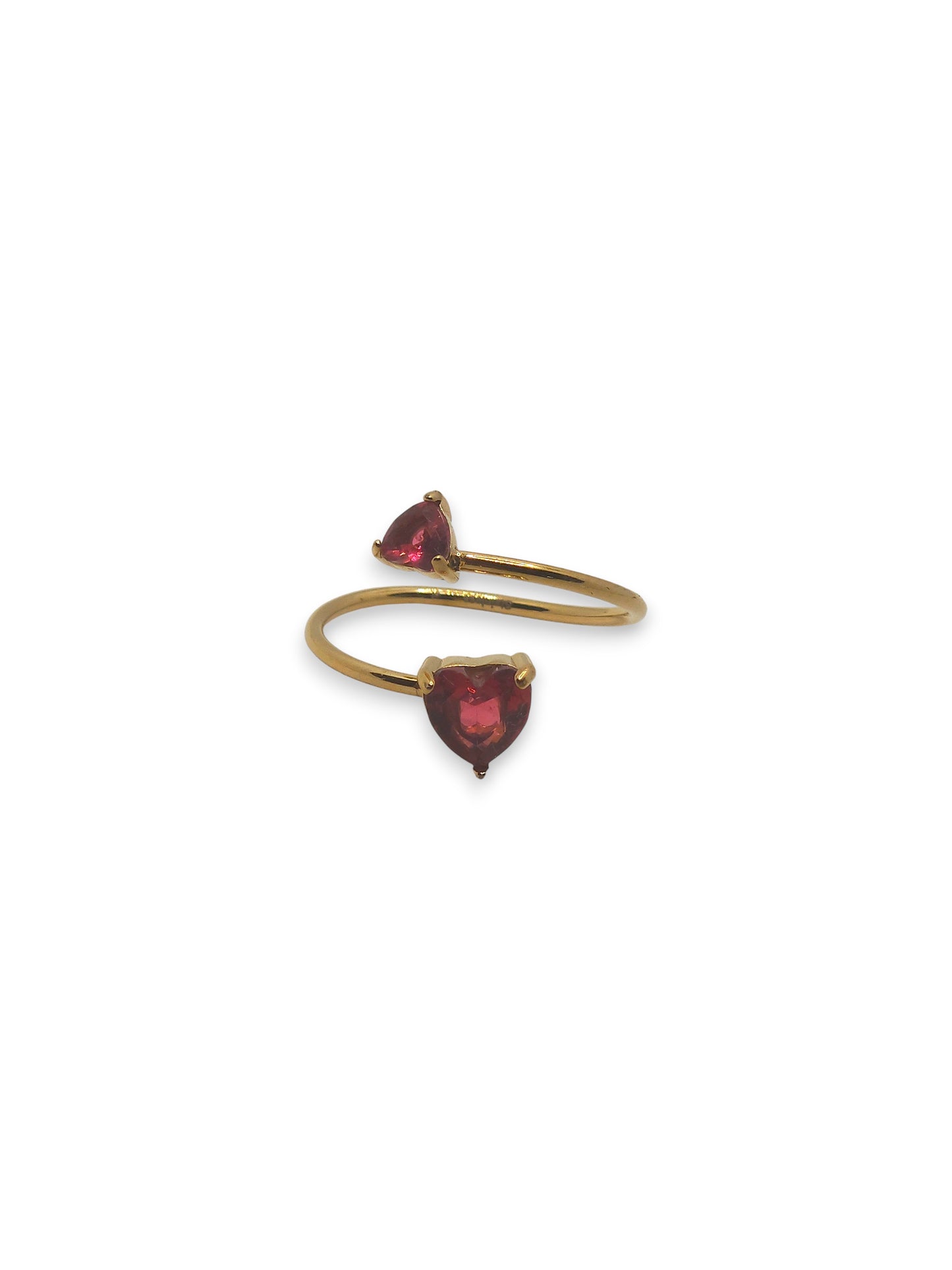 Anello Fedina Doppio Cuore