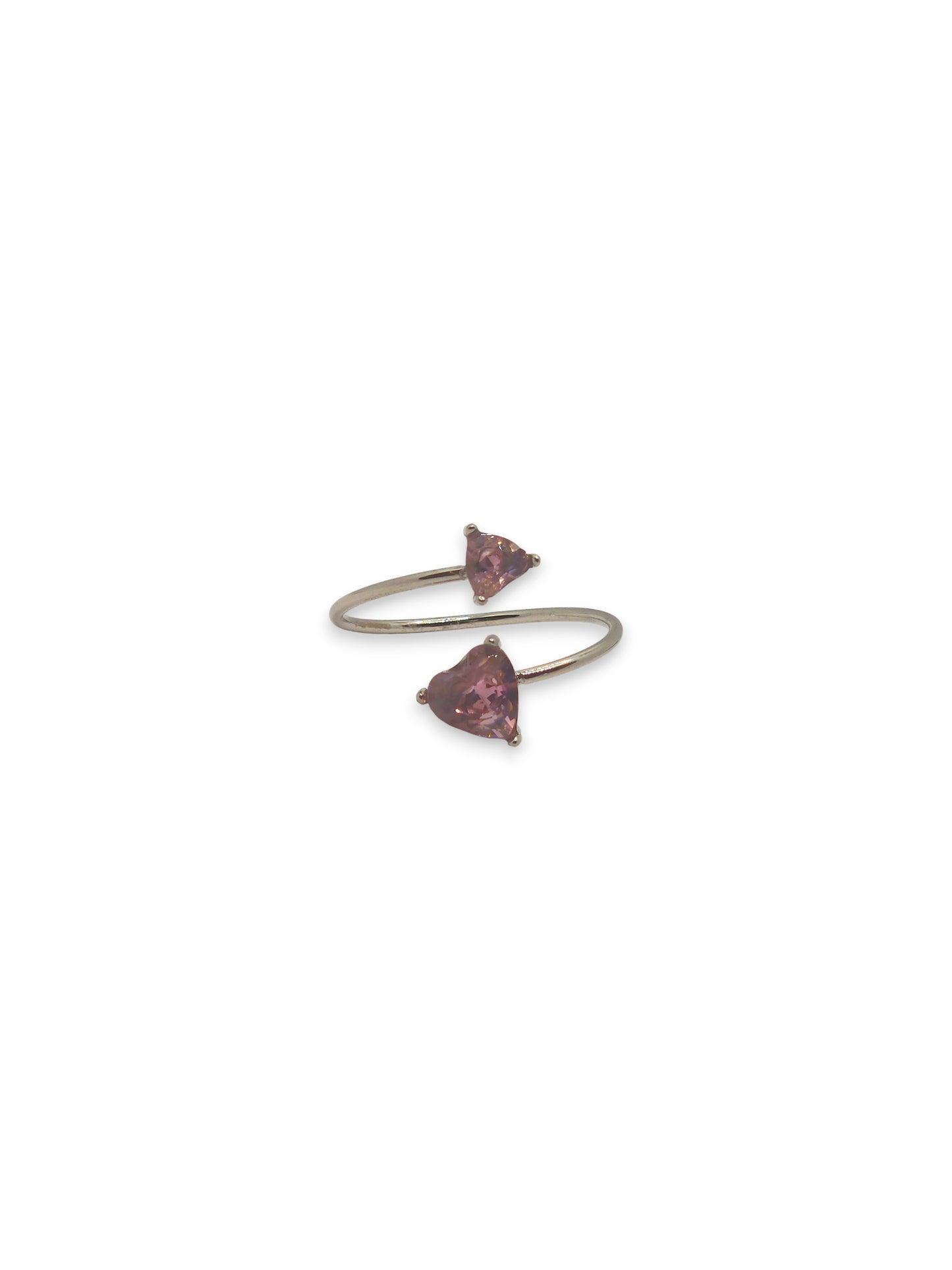 Anello Fedina Doppio Cuore