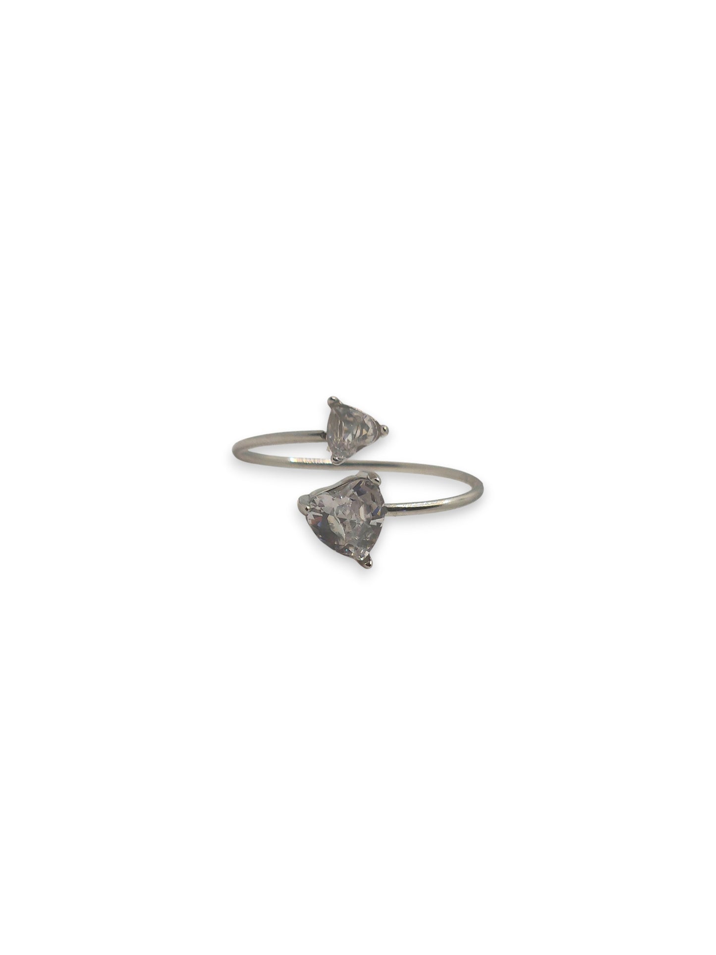 Anello Fedina Doppio Cuore
