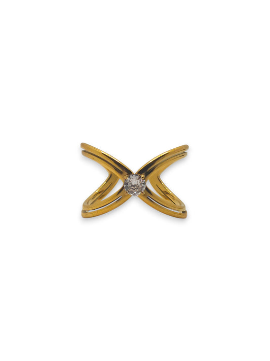 Anello Incrocio Punto Luce