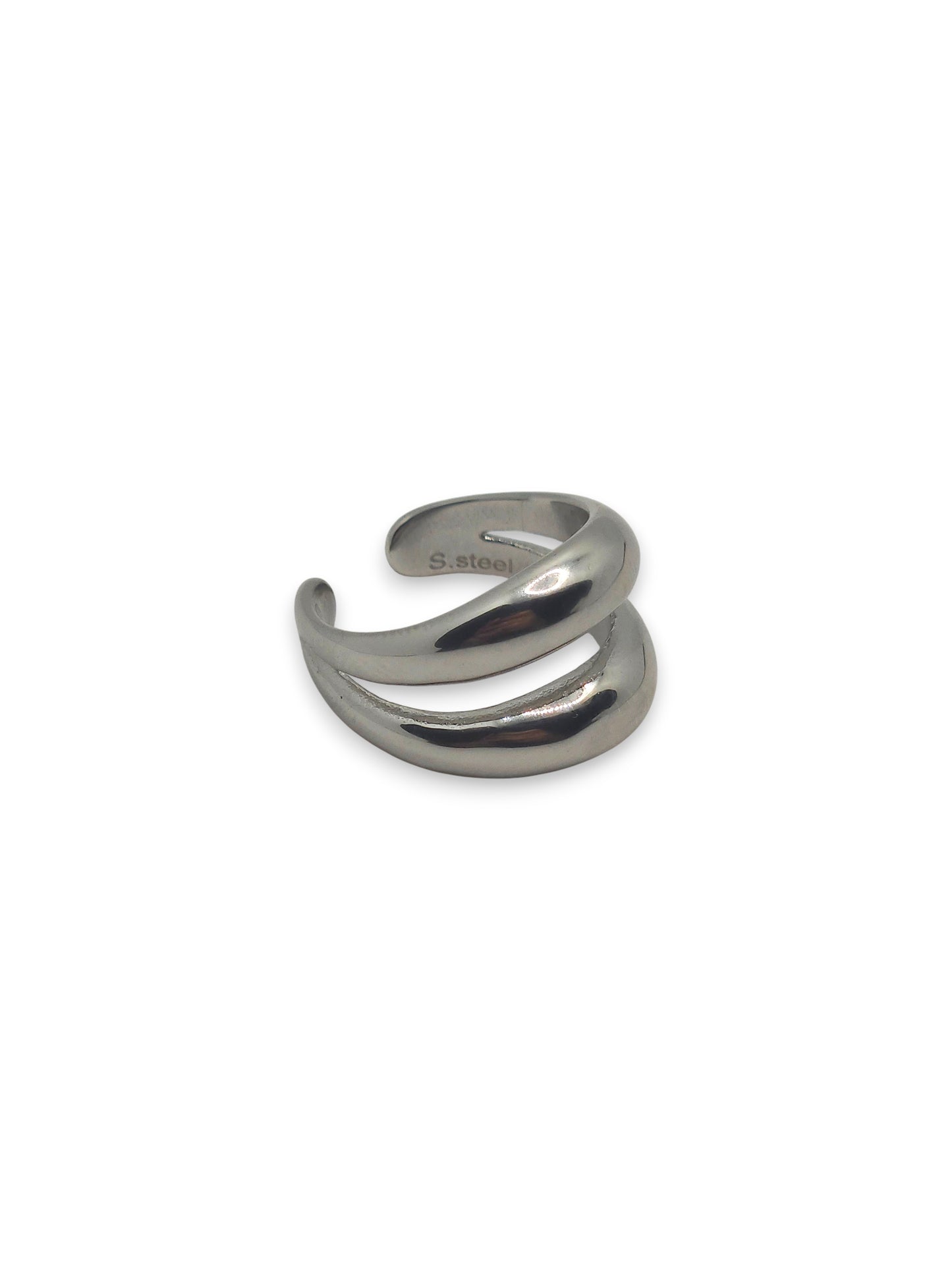Anello Doppia Fascia Bold
