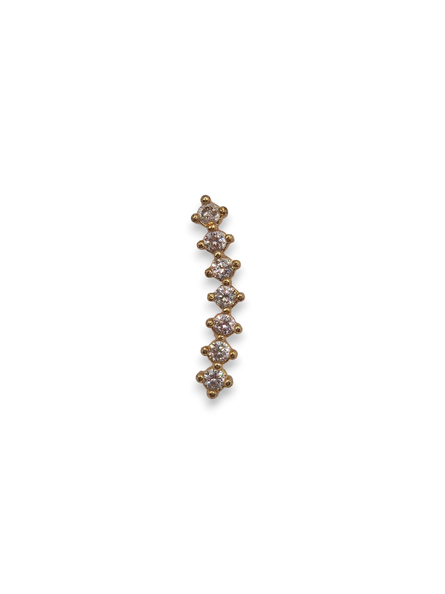 Piercing Barra Zirconia