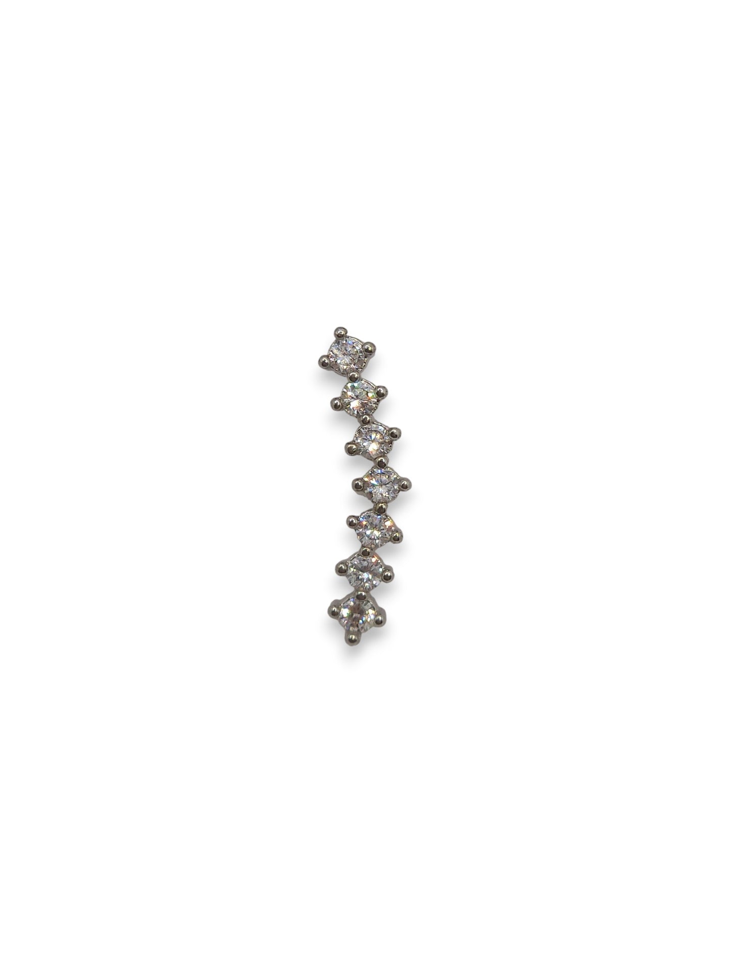 Piercing Barra Zirconia