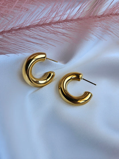 Orecchini hoop Chubby Mini