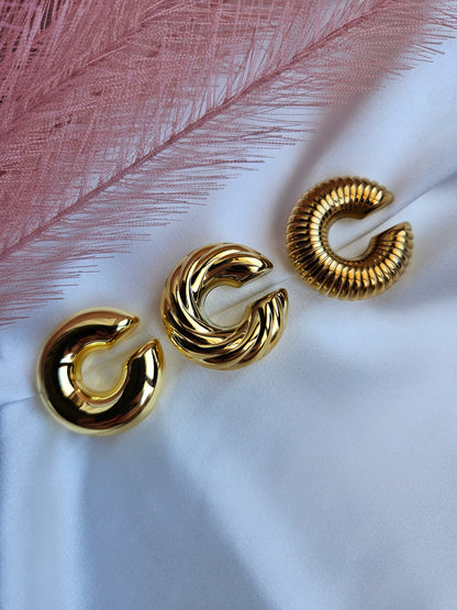 Ear cuff Chubby Big Zigrinato