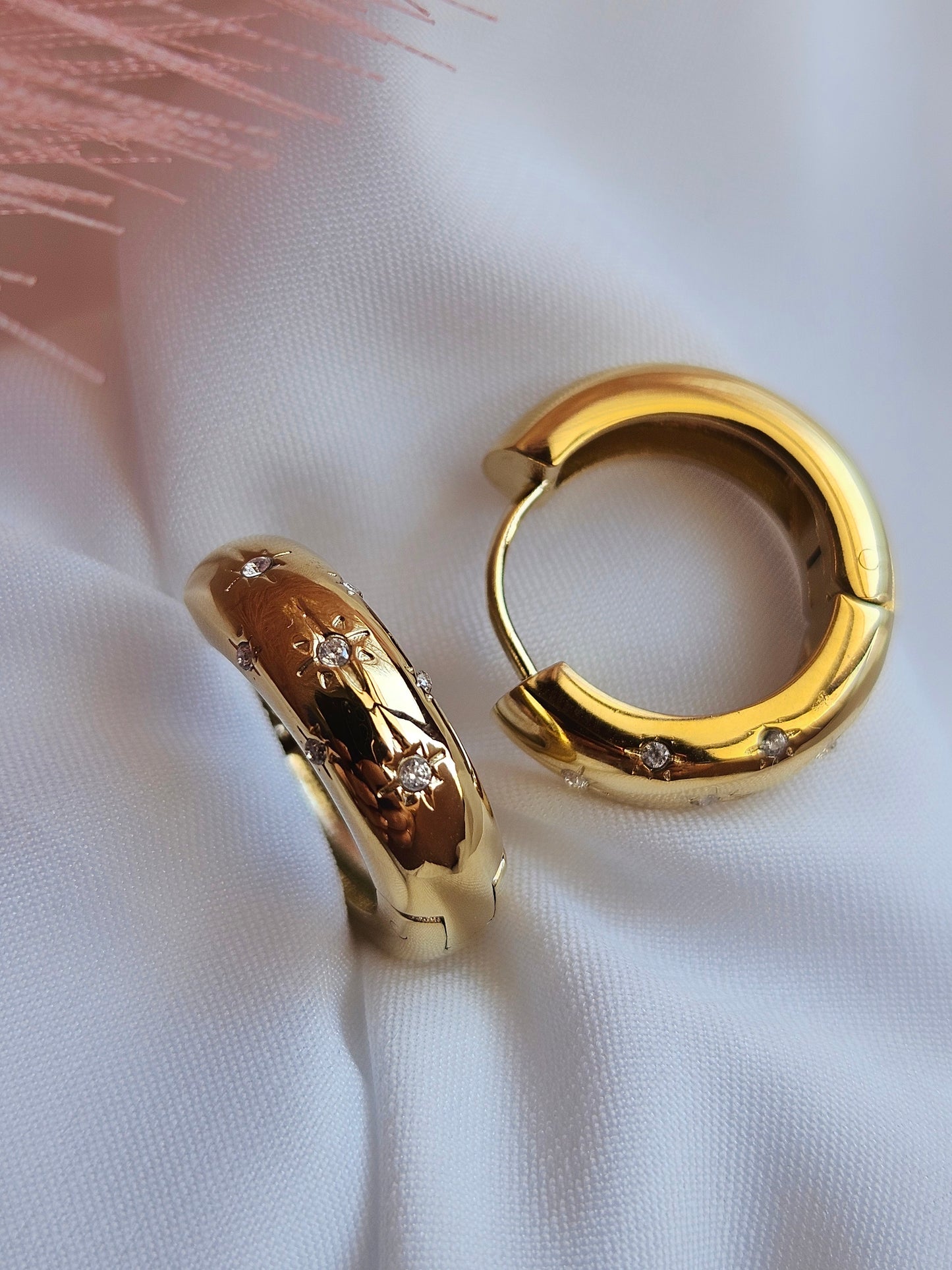 Orecchini Hoop Milky Way