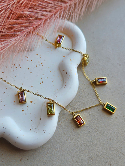 Collana Baguette Pastel